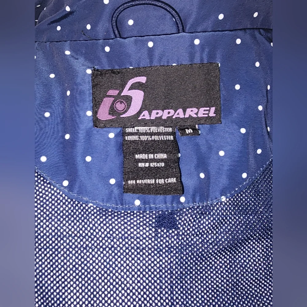 i5 Apparel Jacket Polka dot Blue Size M